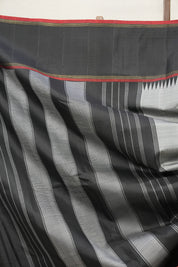 Grey Kanjivaram Silk Saree - SRGKSS60