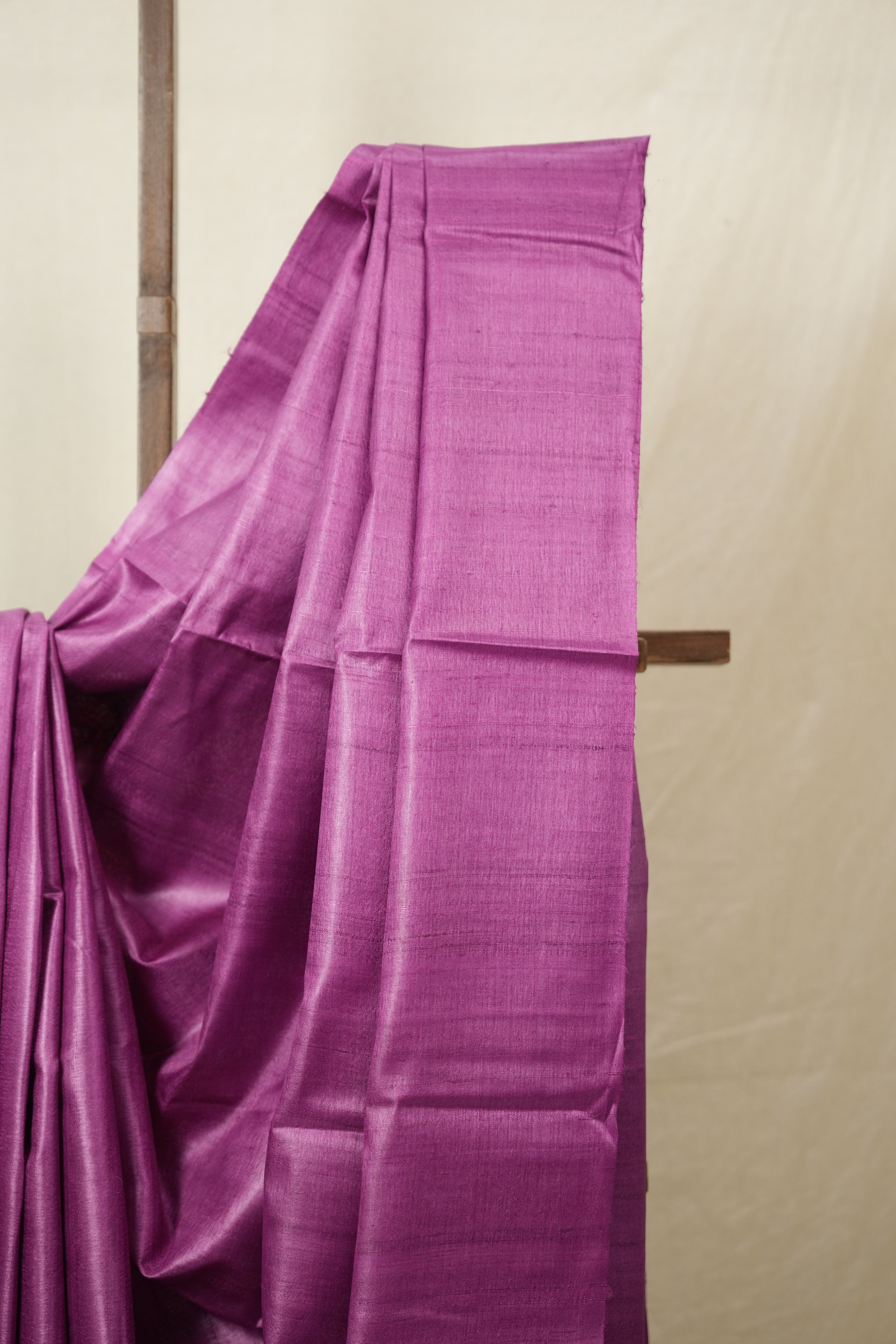 Purple Tussar Silk Saree - SRPTSS1774