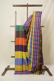 Multicolour Cotton Ilkal Saree - SRMCIS959