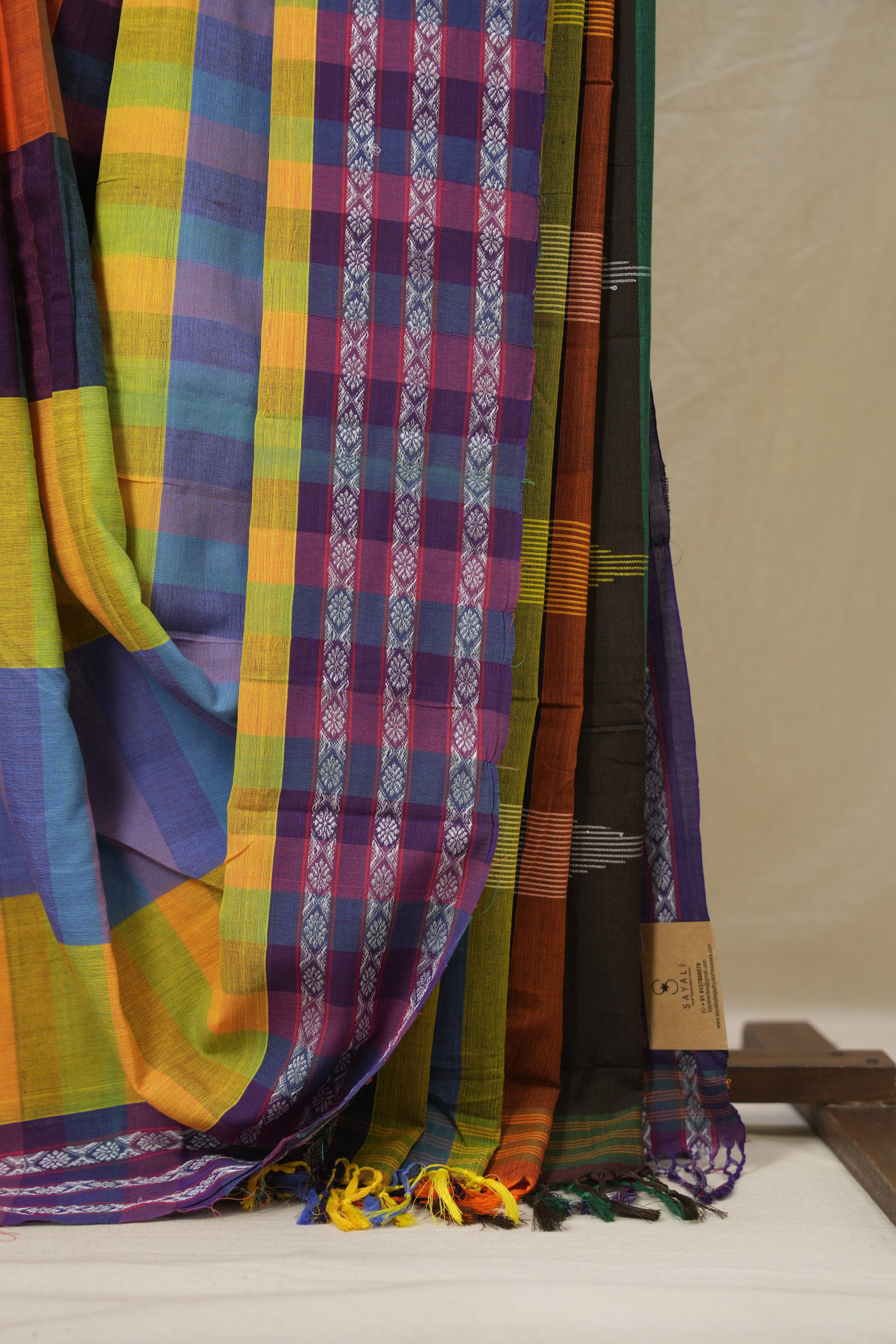 Multicolour Cotton Ilkal Saree - SRMCIS959