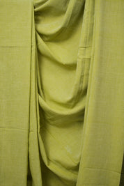 Pista Green Bengal Cotton Jamdani Saree - SRPGBCJS166