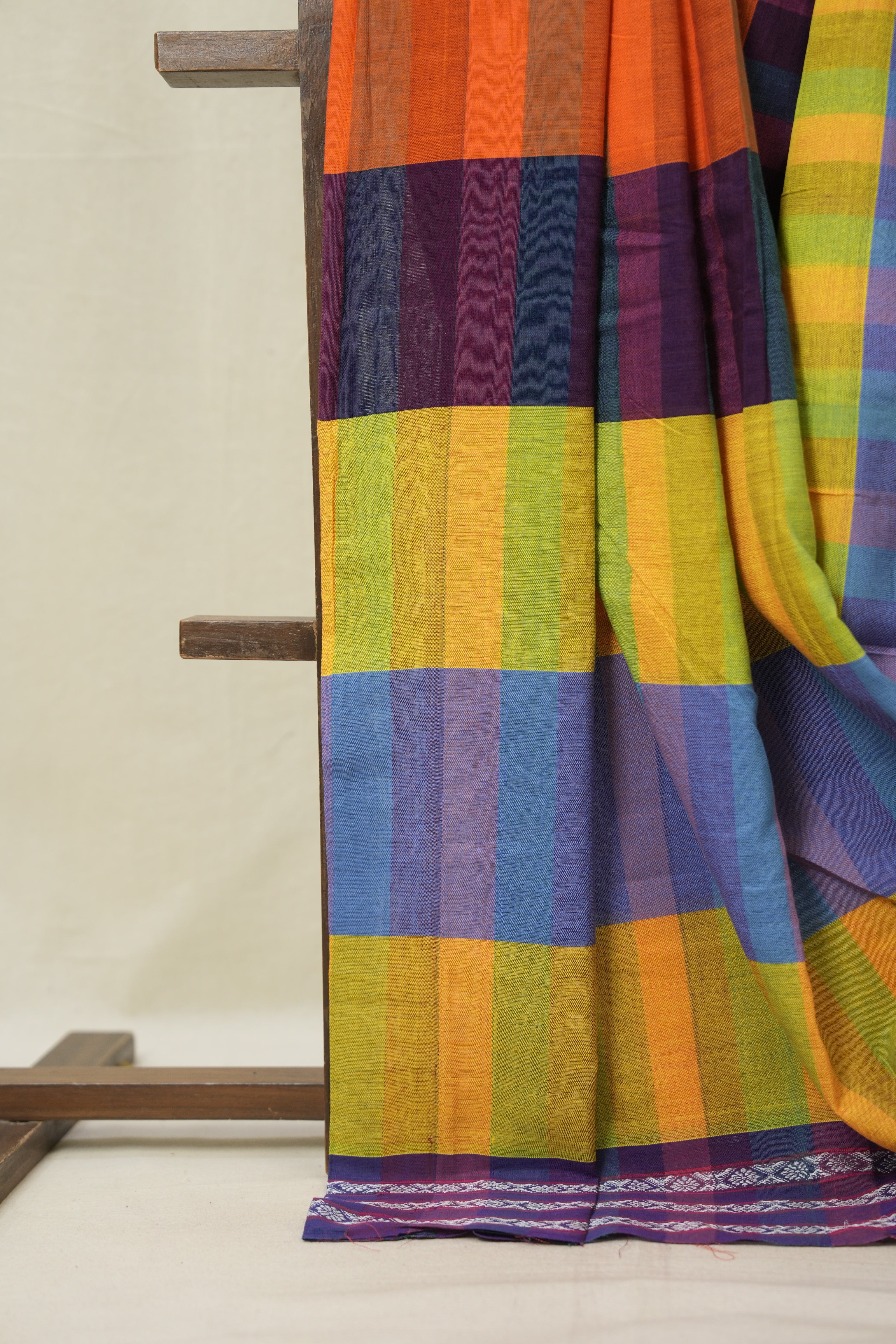 Multicolour Cotton Ilkal Saree - SRMCIS959