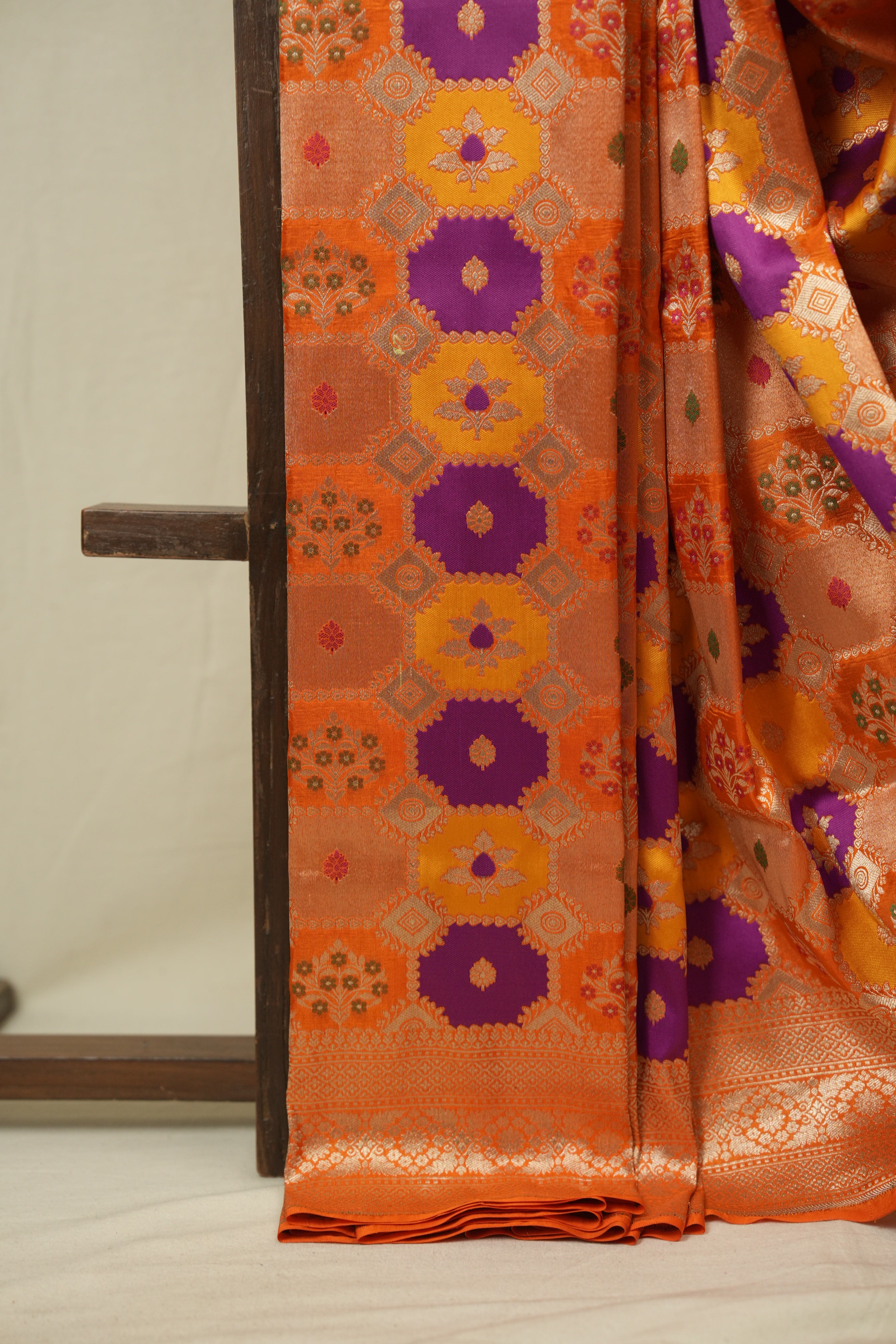 Multicolour Banarasi Silk Saree - SRMBSS978