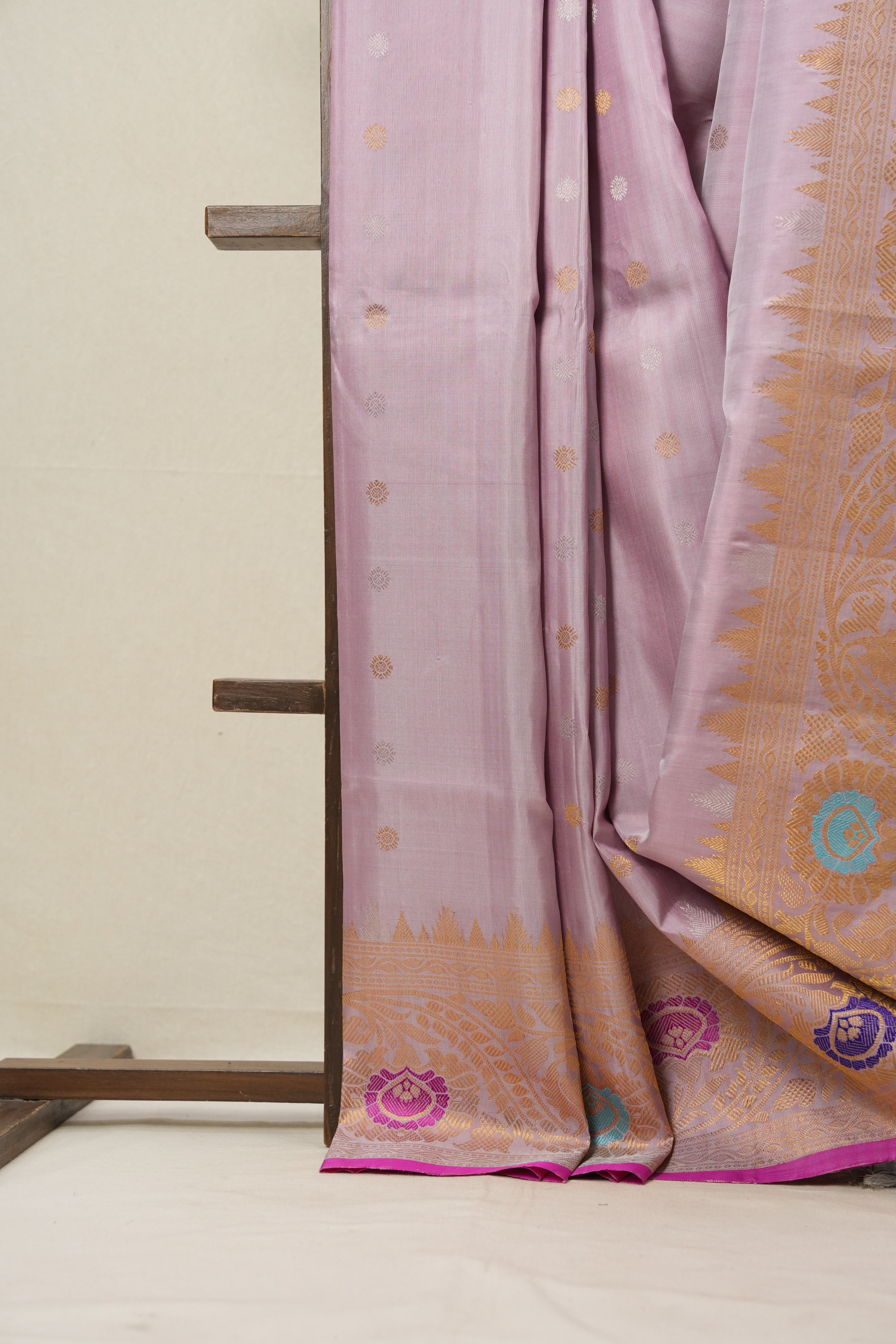 Pink Gadwal Silk Saree - SRPGSS466