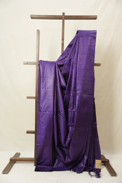 Purple Tussar Silk Saree - SRPTSS1766