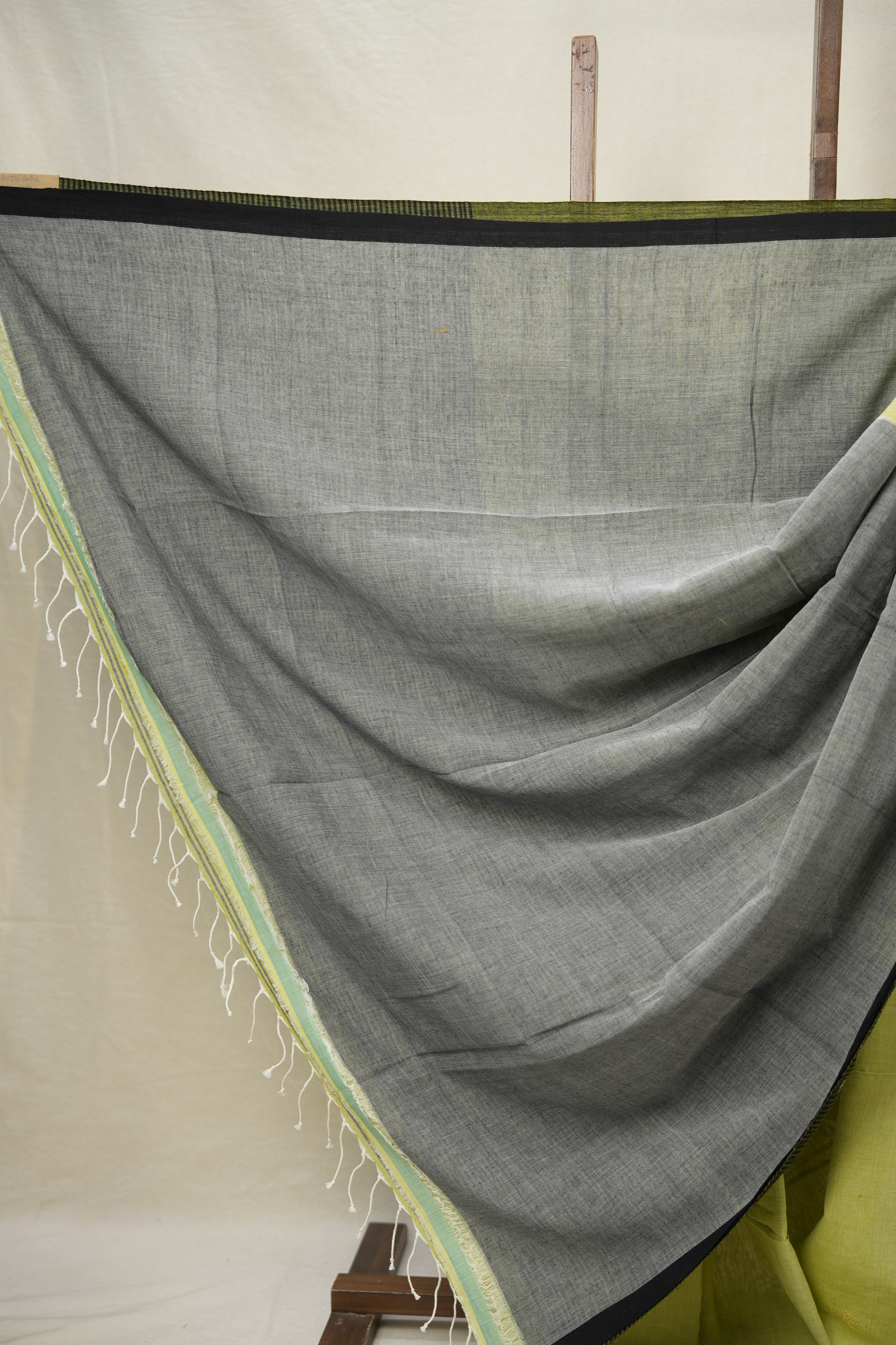 Pista Green Bengal Cotton Jamdani Saree - SRPGBCJS166