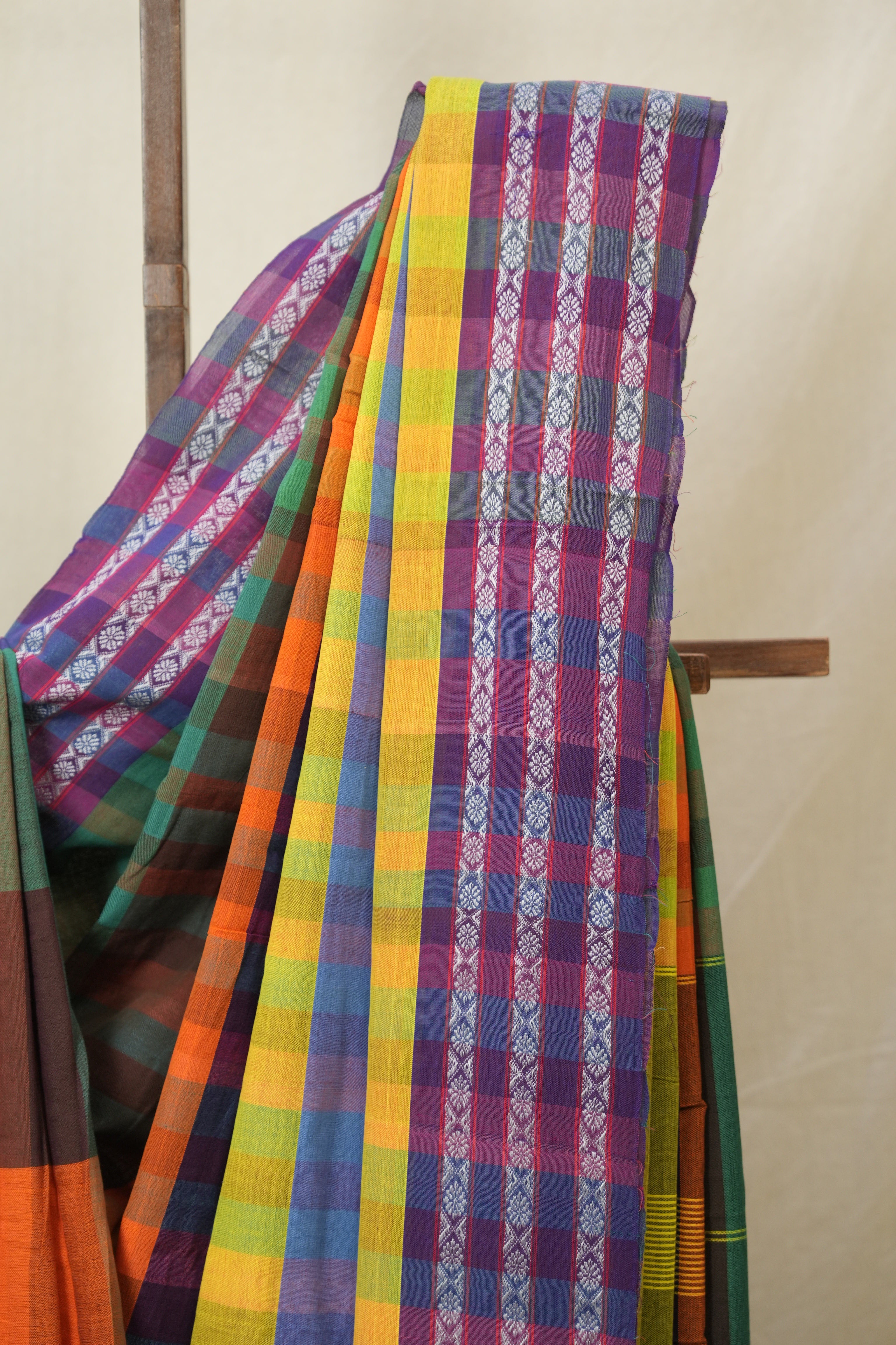 Multicolour Cotton Ilkal Saree - SRMCIS959