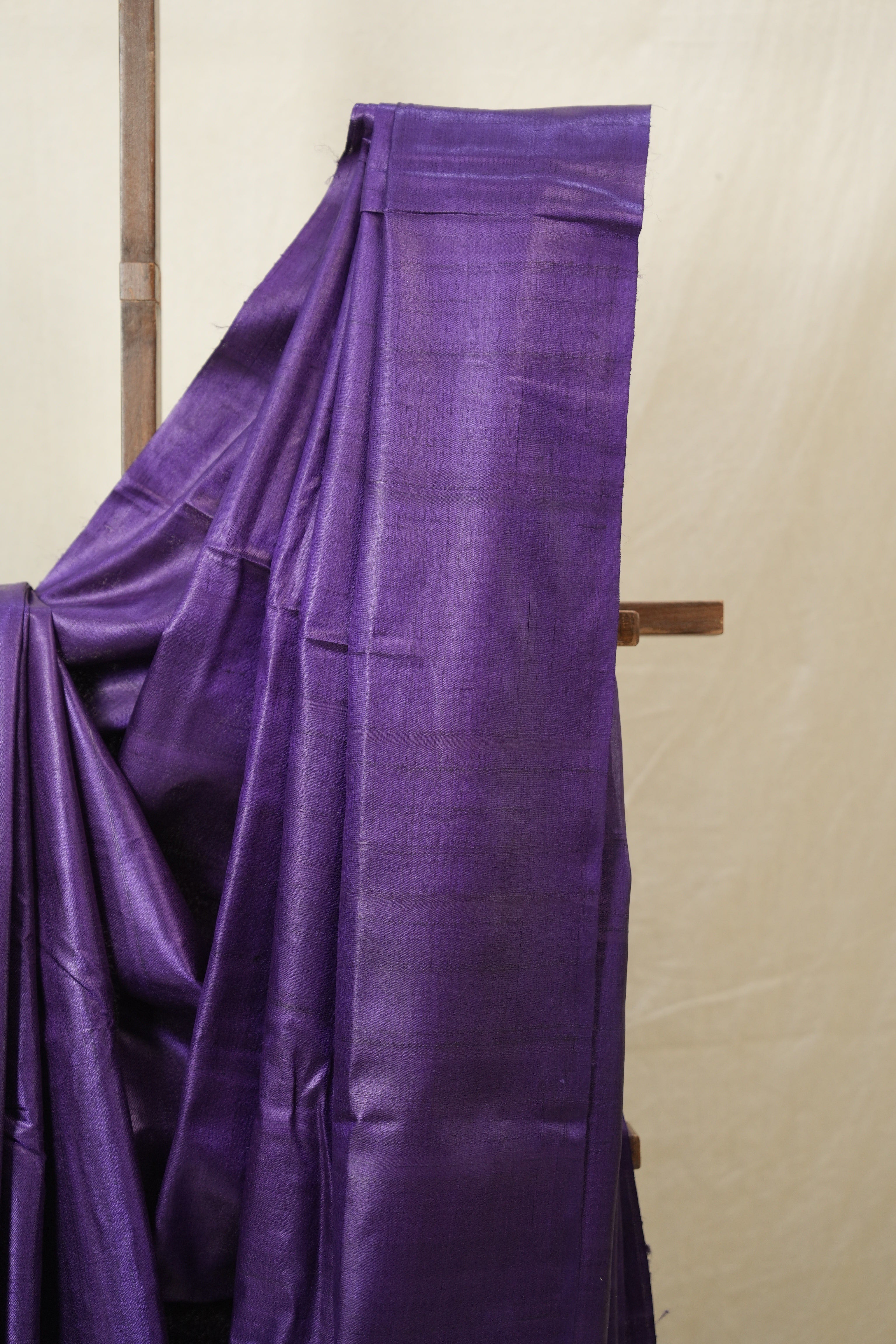 Purple Tussar Silk Saree - SRPTSS1766