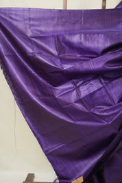 Purple Tussar Silk Saree - SRPTSS1766