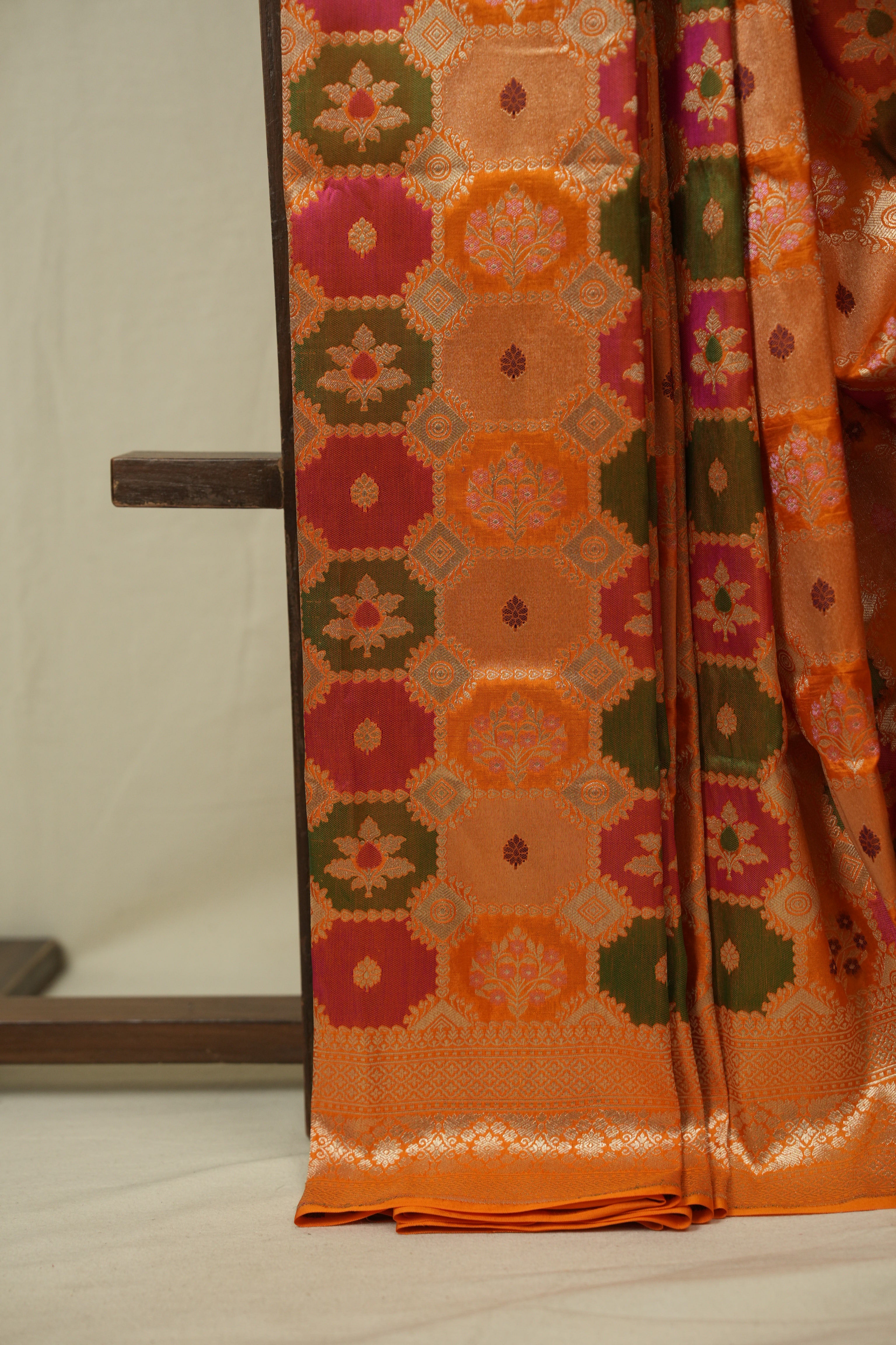 Multicolour Banarasi Silk Saree - SRMBSS979