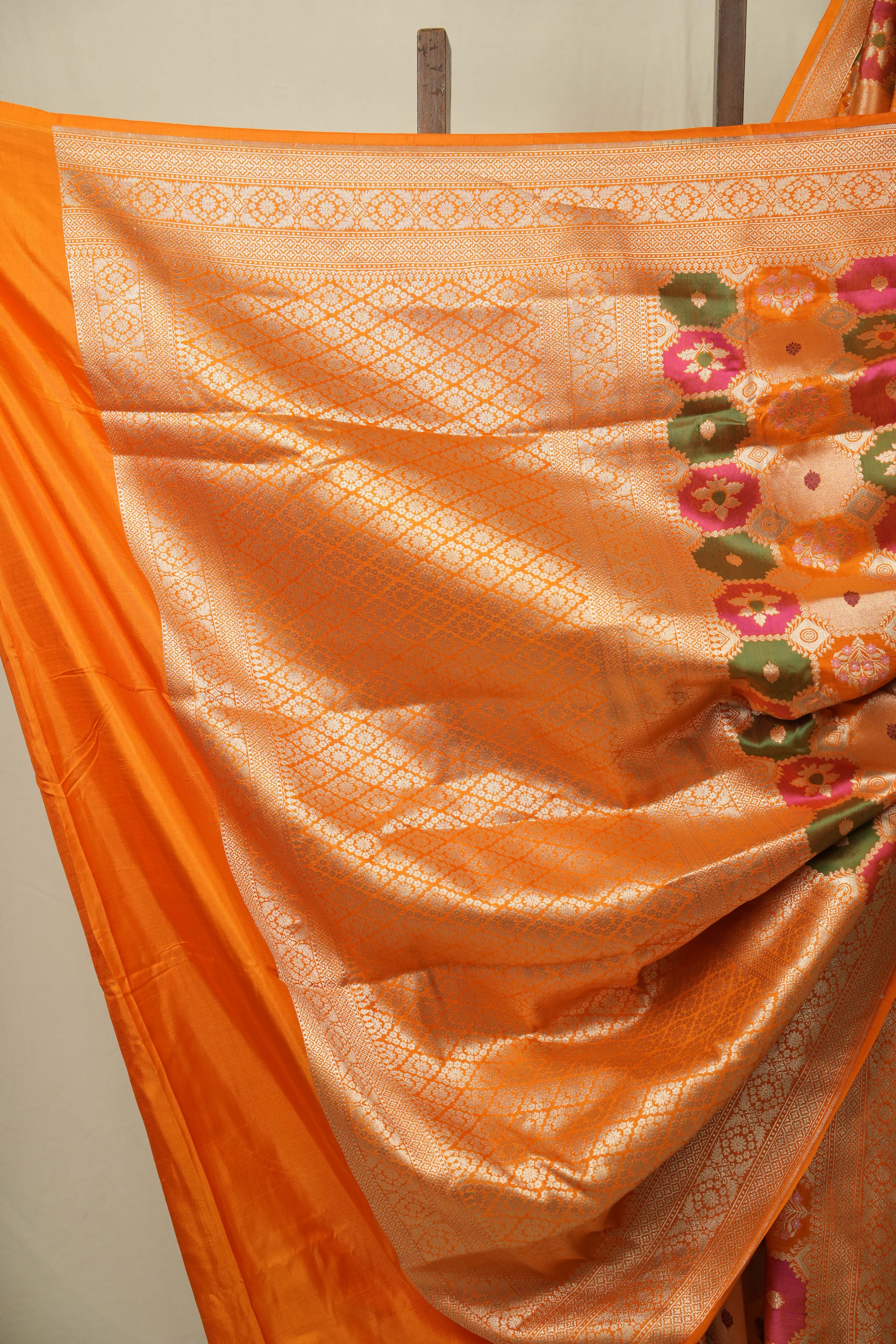 Multicolour Banarasi Silk Saree - SRMBSS979