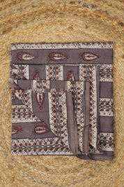 Hand Block Print Cotton Blouse Piece Set - SRCBPS05