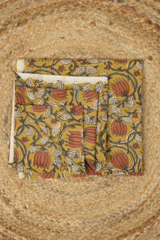 Hand Block Print Cotton Blouse Piece Set - SRCBPS05