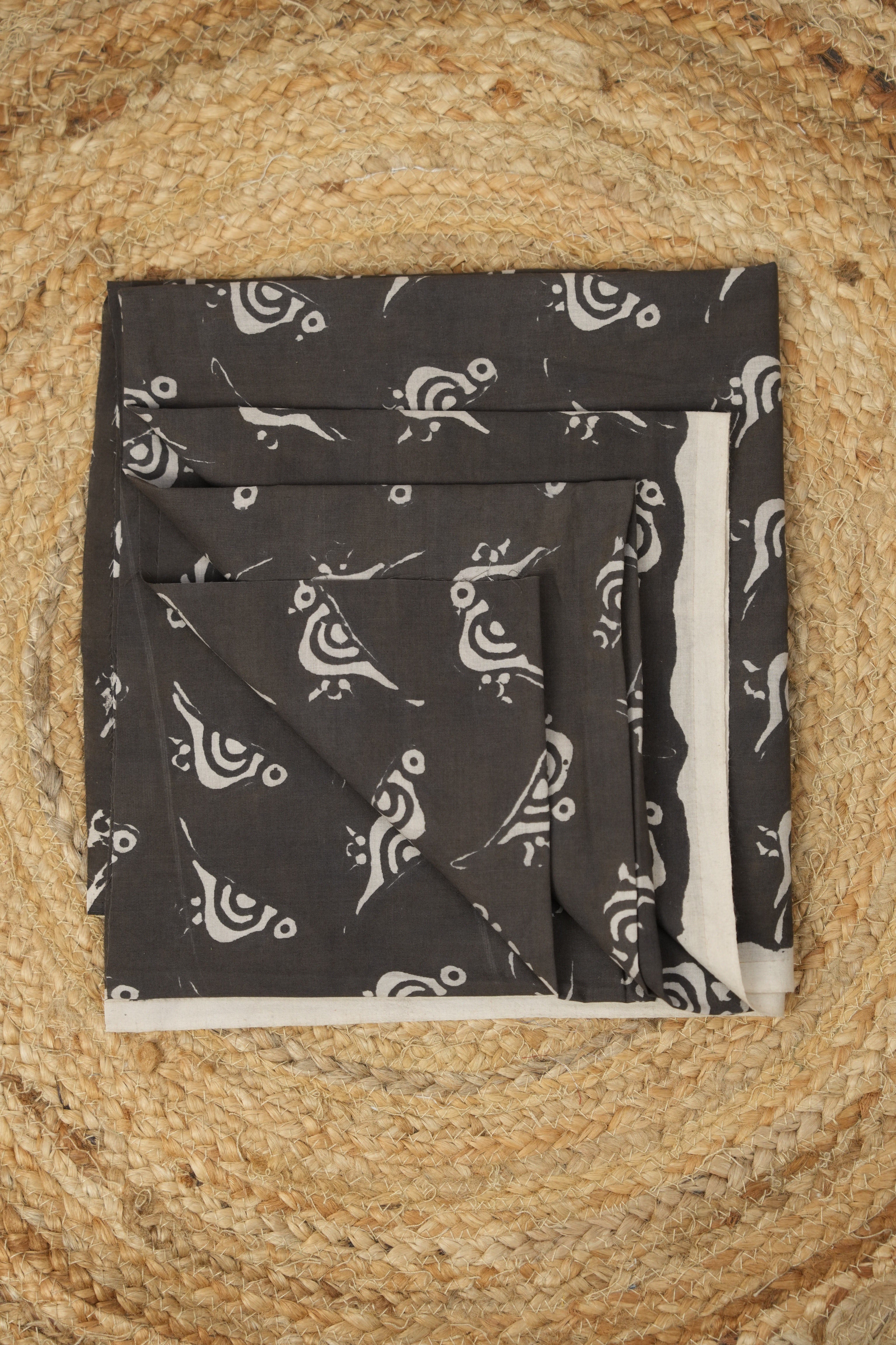 Hand Block Print Cotton Blouse Piece Set - SRCBPS02