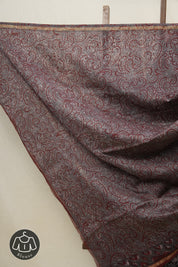 Black HBP Cotton Silk Saree With Chanderi Border - SRBCSS1238