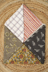 Hand Block Print Cotton Blouse Piece Set - SRCBPS02
