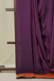 Purple Cotton Ilkal Saree - SRPCIS955