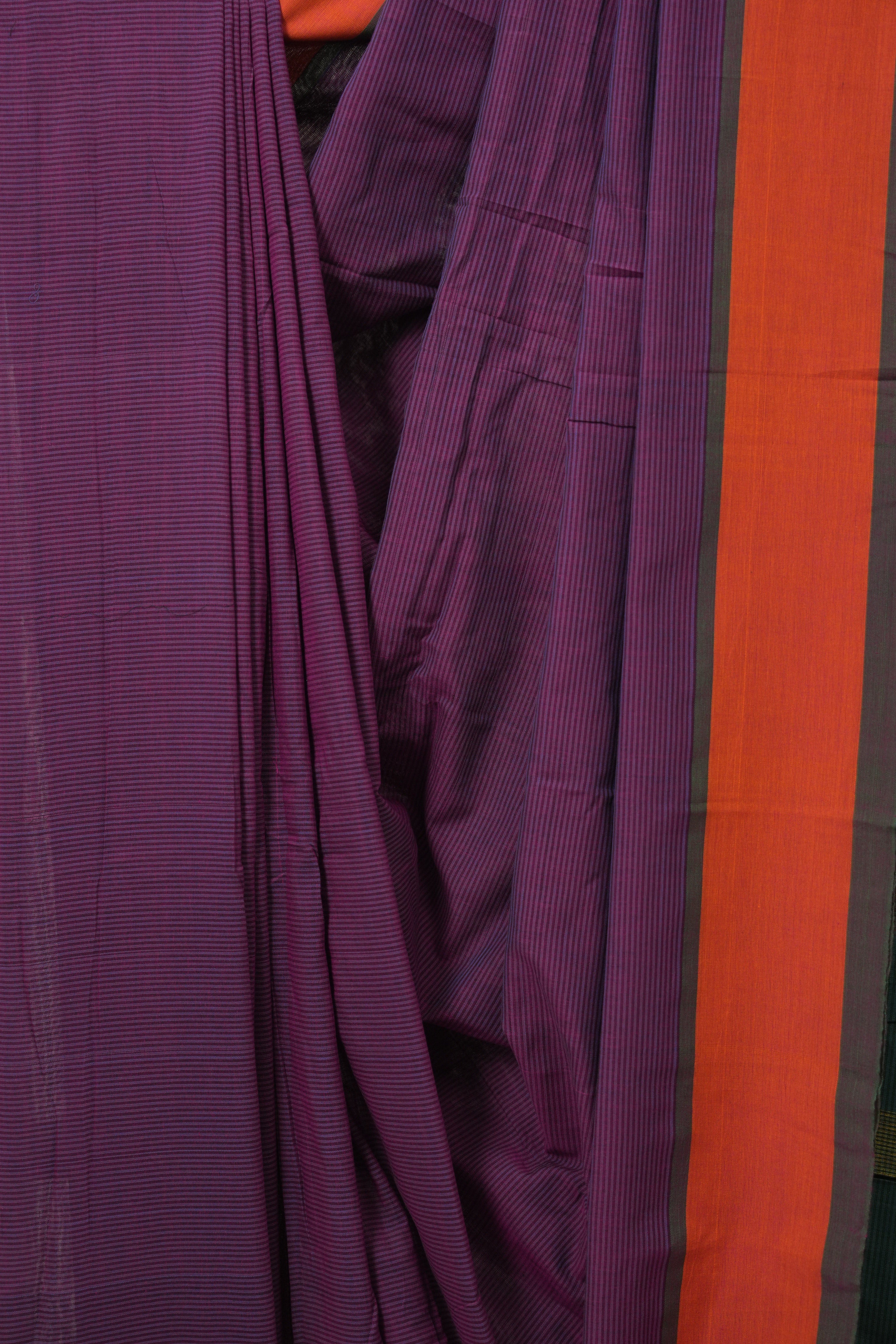 Purple Cotton Ilkal Saree - SRPCIS955