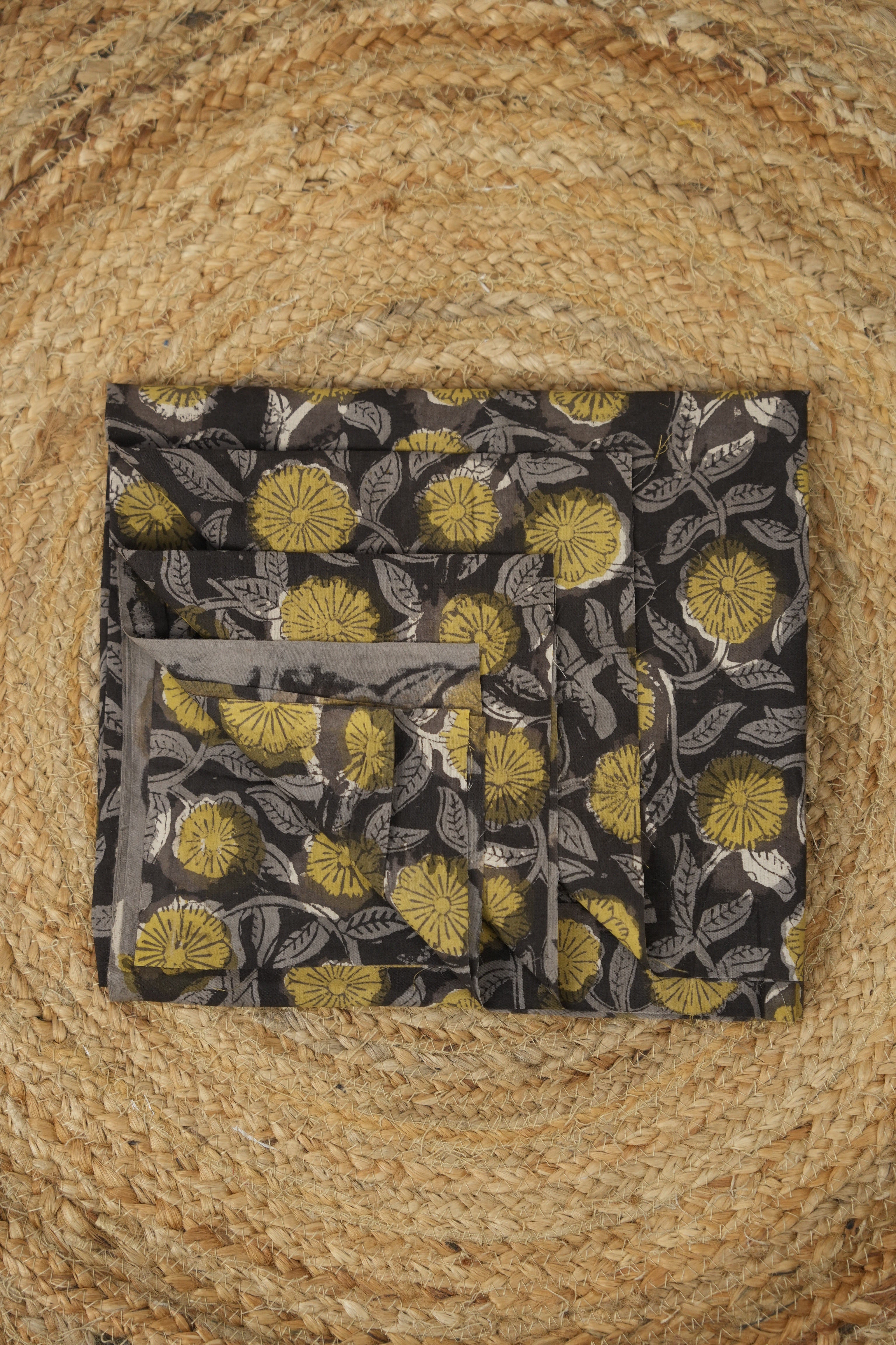 Hand Block Print Cotton Blouse Piece Set - SRCBPS14