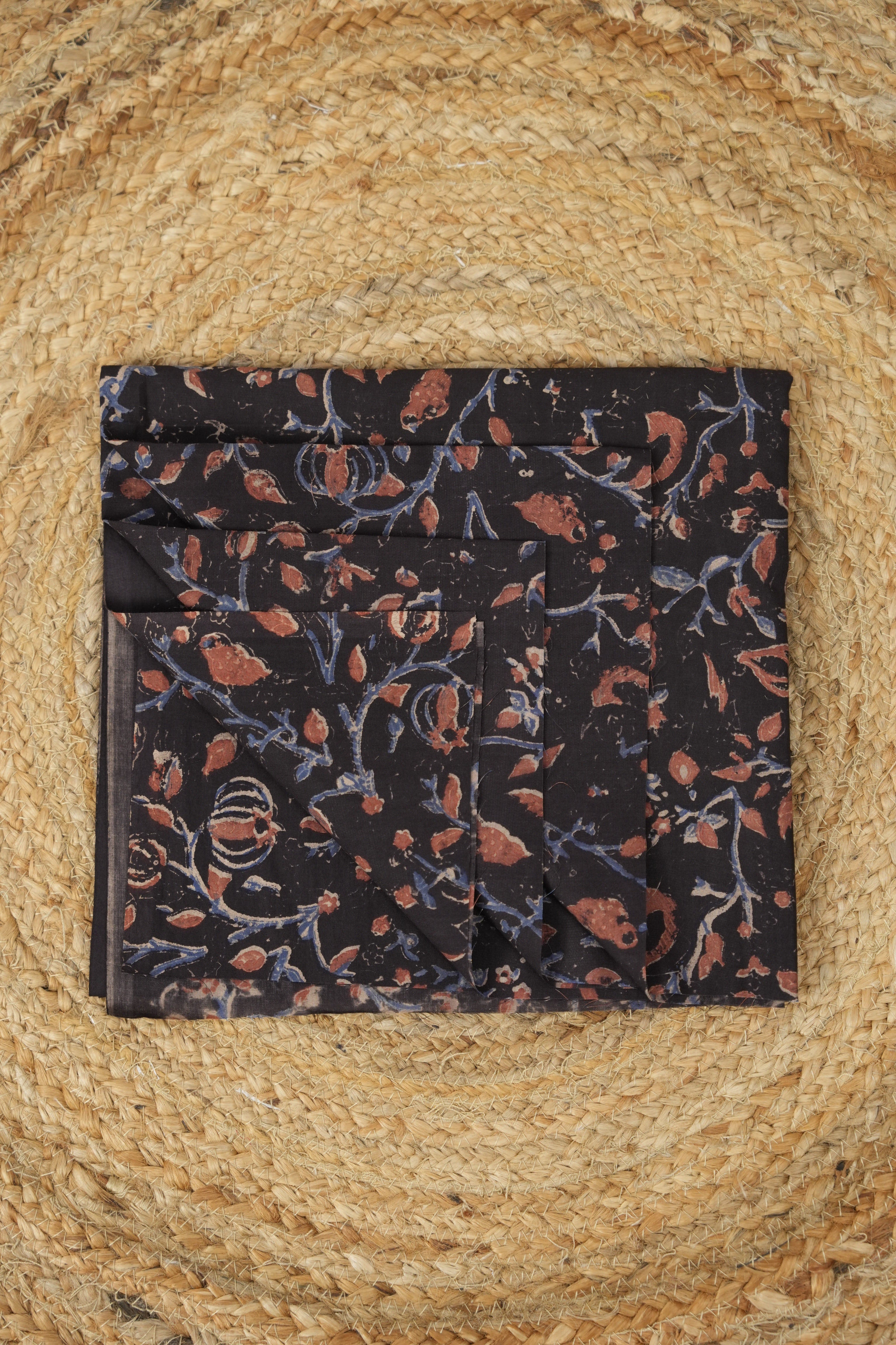 Hand Block Print Cotton Blouse Piece Set - SRCBPS13