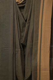 Brown Cotton Ilkal Saree - SRBCIS952