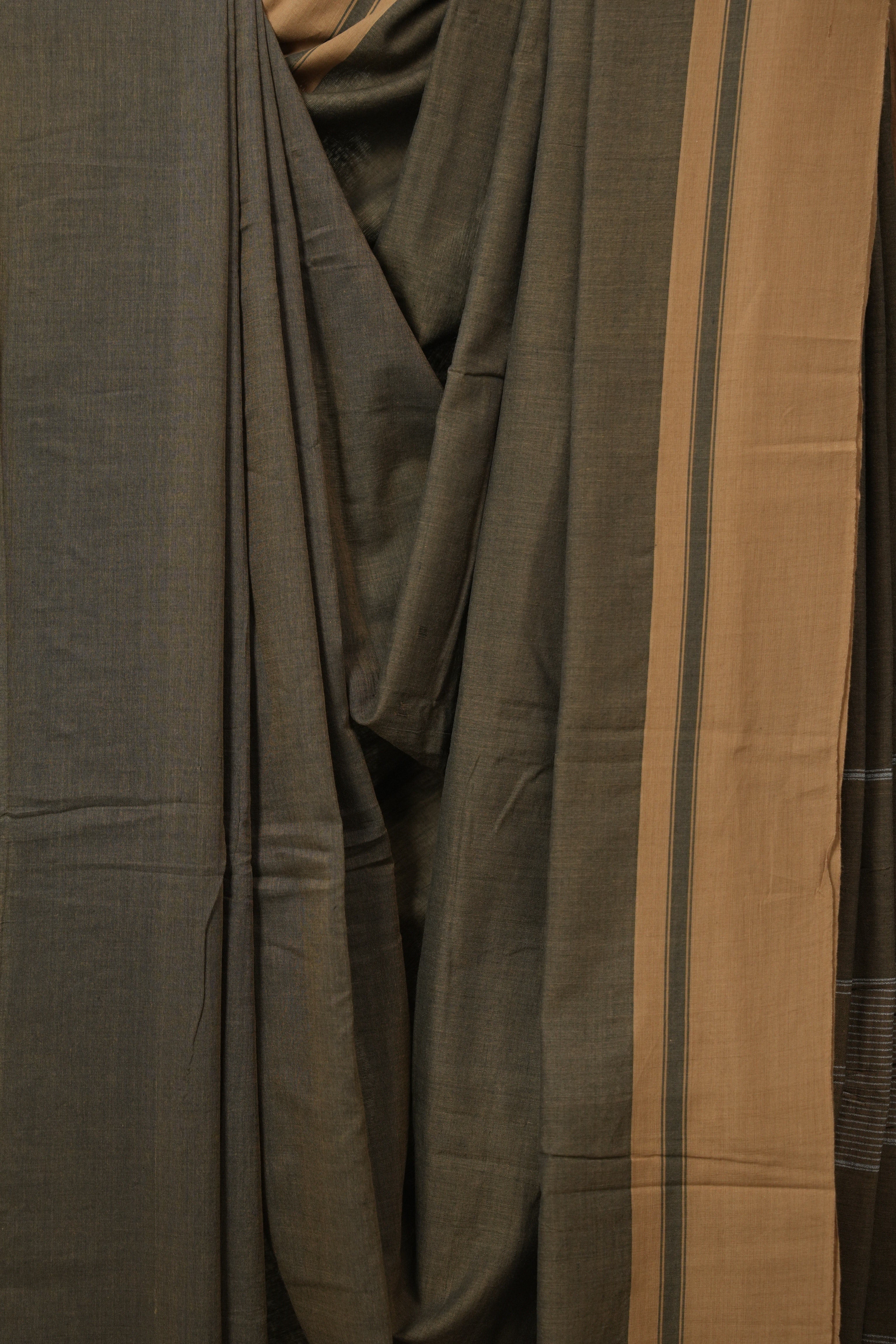Brown Cotton Ilkal Saree - SRBCIS952