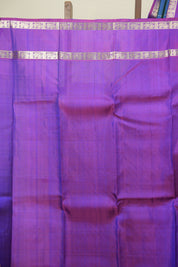 Peacock Blue Kanjivaram Silk Saree - SRPBKSS1084