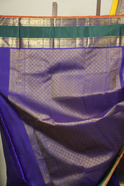 Mango Yellow Kanjivaram Silk Saree - SRMYKSS1083