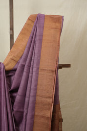 Lilac Tussar Silk Saree - SRLTSS1785