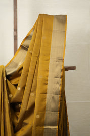 Golden Yellow Soft Silk Saree - SRGYSSS399