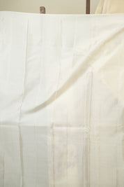 Cream Kanjivaram Silk Saree - SRCKSS1085