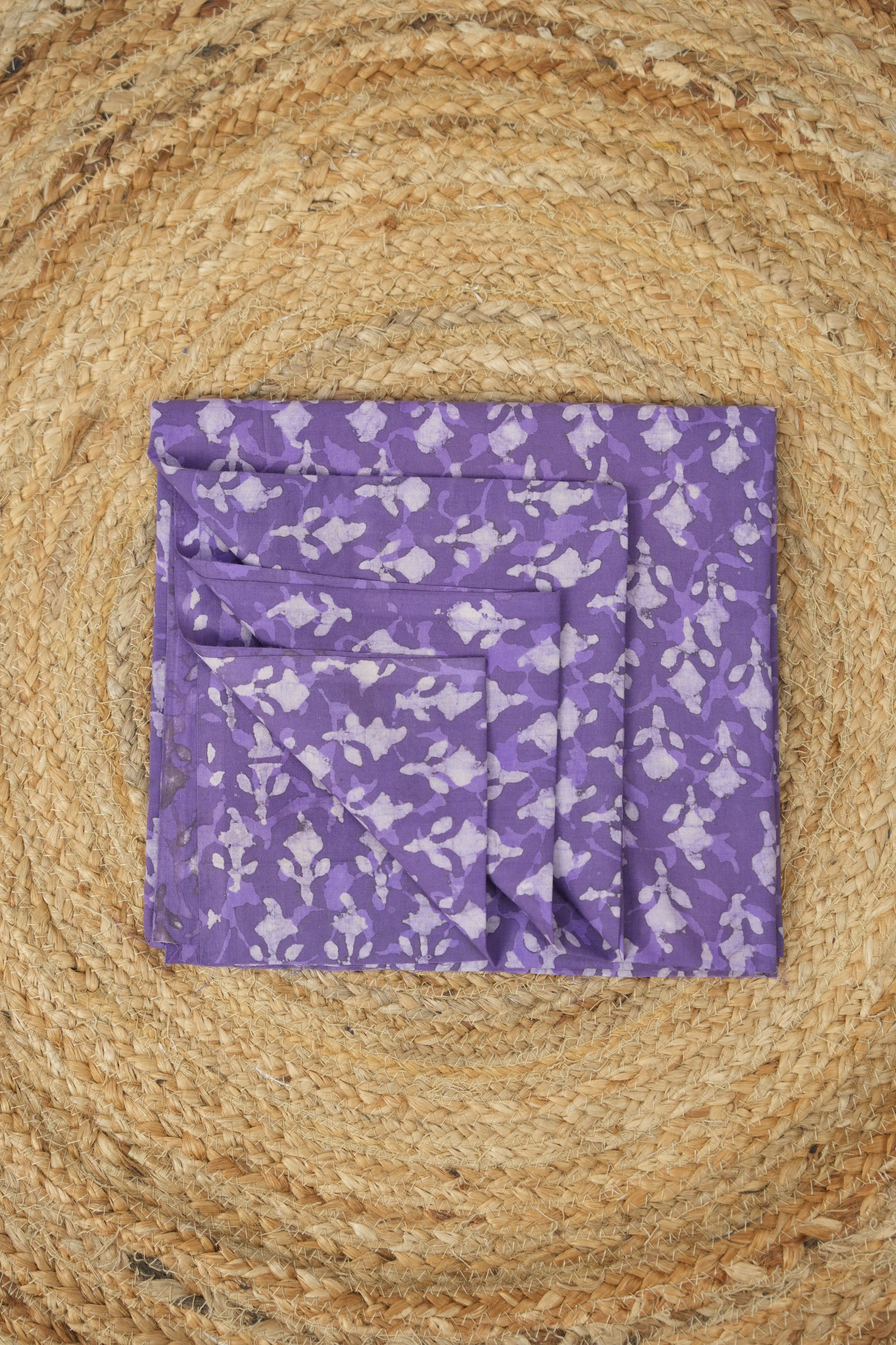 Hand Block Print Cotton Blouse Piece Set - SRCBPS15