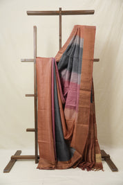 Multicolour Tussar Silk Saree - SRMTSS1784