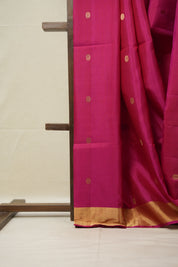 Rani Pink Soft Silk Saree - SRRPSSS400