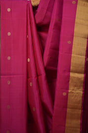 Rani Pink Soft Silk Saree - SRRPSSS400