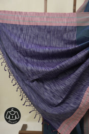 Teal Blue Cotton Ilkal Saree - SRTBCIS945