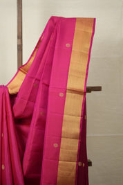 Rani Pink Soft Silk Saree - SRRPSSS400