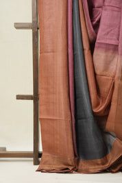 Multicolour Tussar Silk Saree - SRMTSS1784