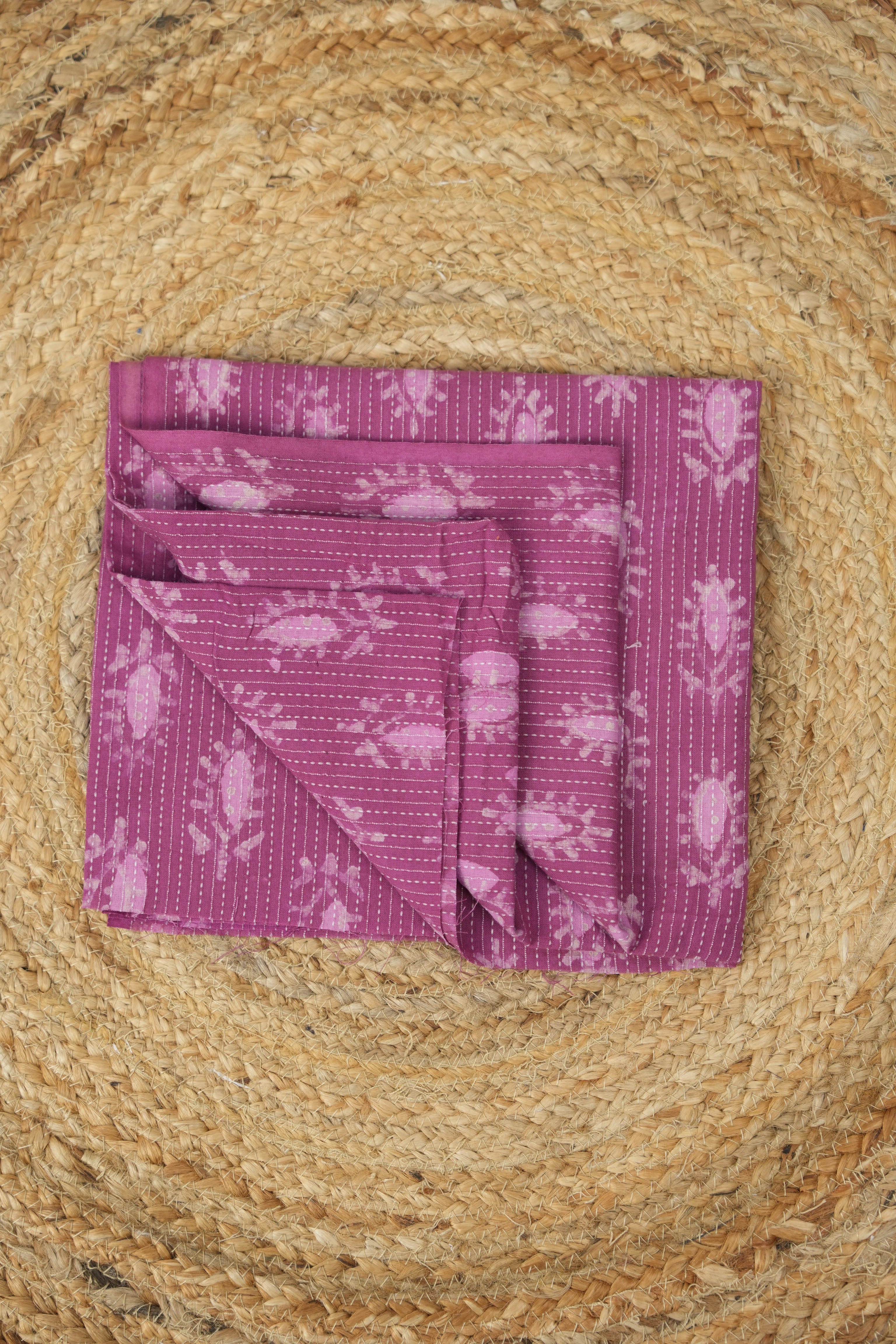 Hand Block Print Cotton Blouse Piece Set - SRCBPS22