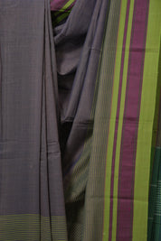 Two Tone Purple Cotton Ilkal Saree - SRTPCIS946