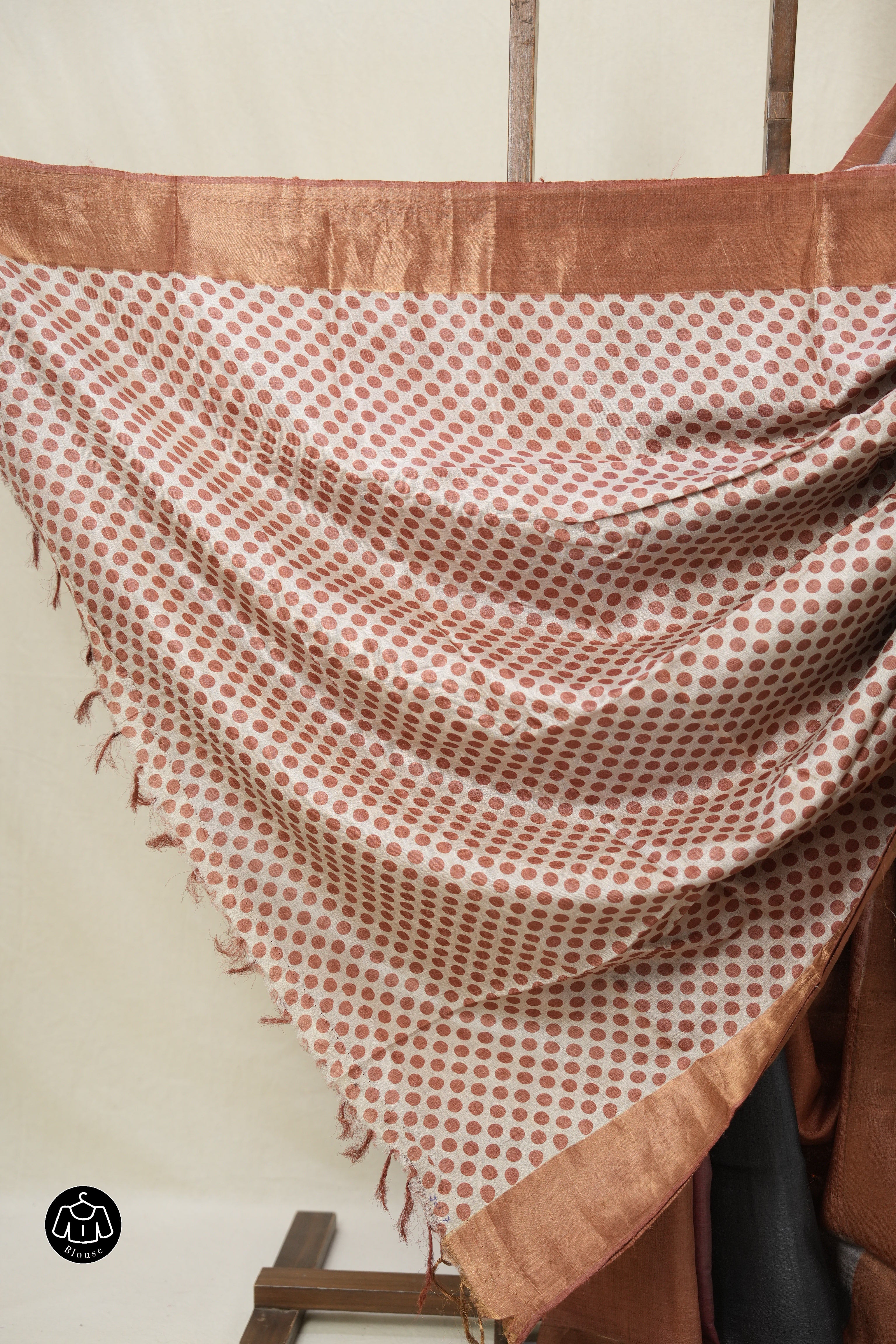 Multicolour Tussar Silk Saree - SRMTSS1784