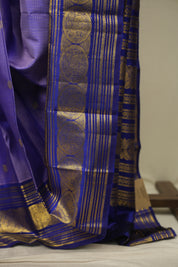 Lavender Kanjivaram Silk Saree - SRLKSS1087