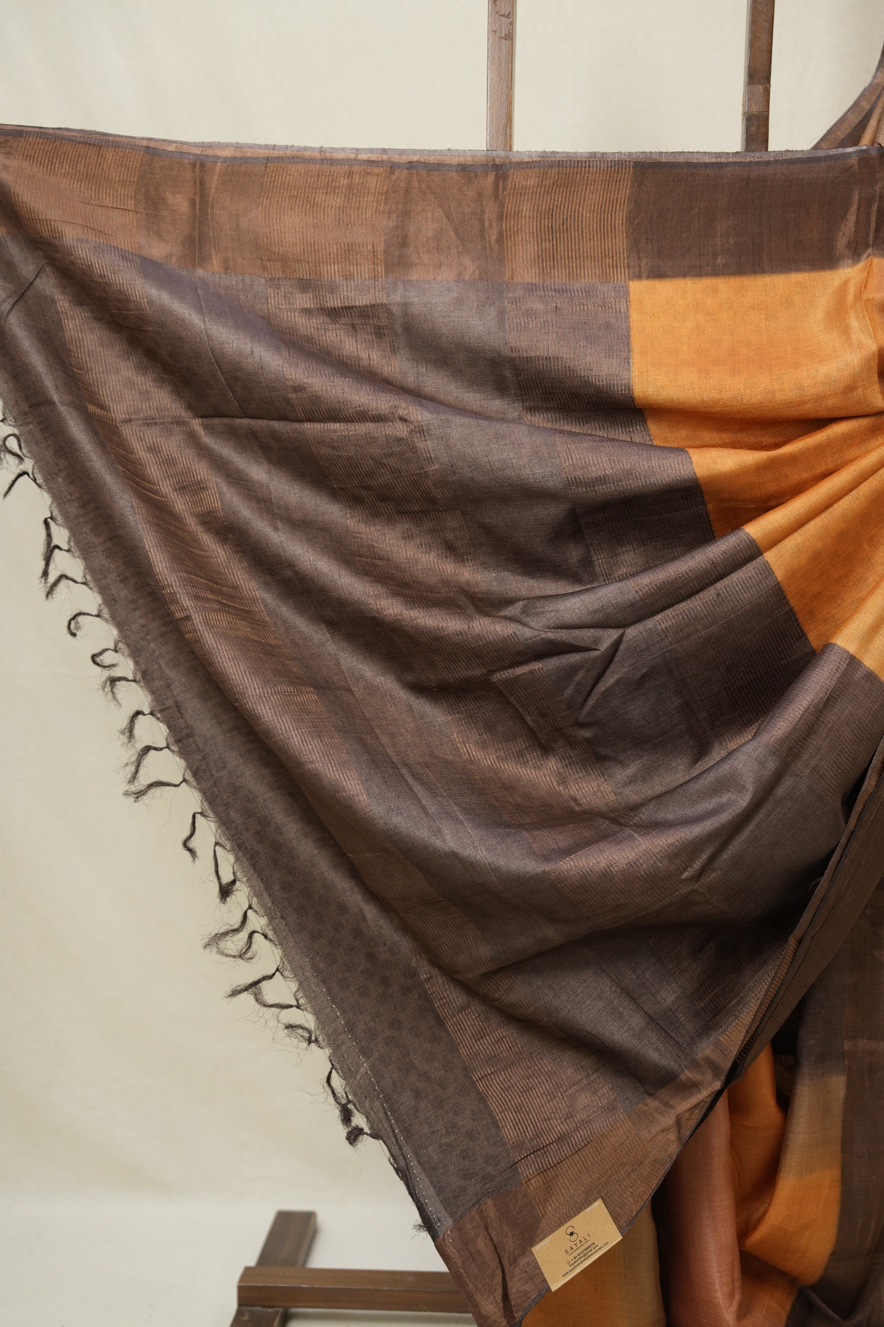 Multicolour Tussar Silk Saree - SRMTSS1786