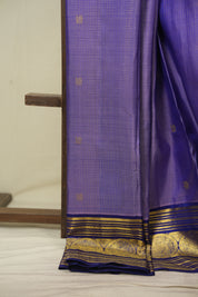Lavender Kanjivaram Silk Saree - SRLKSS1087