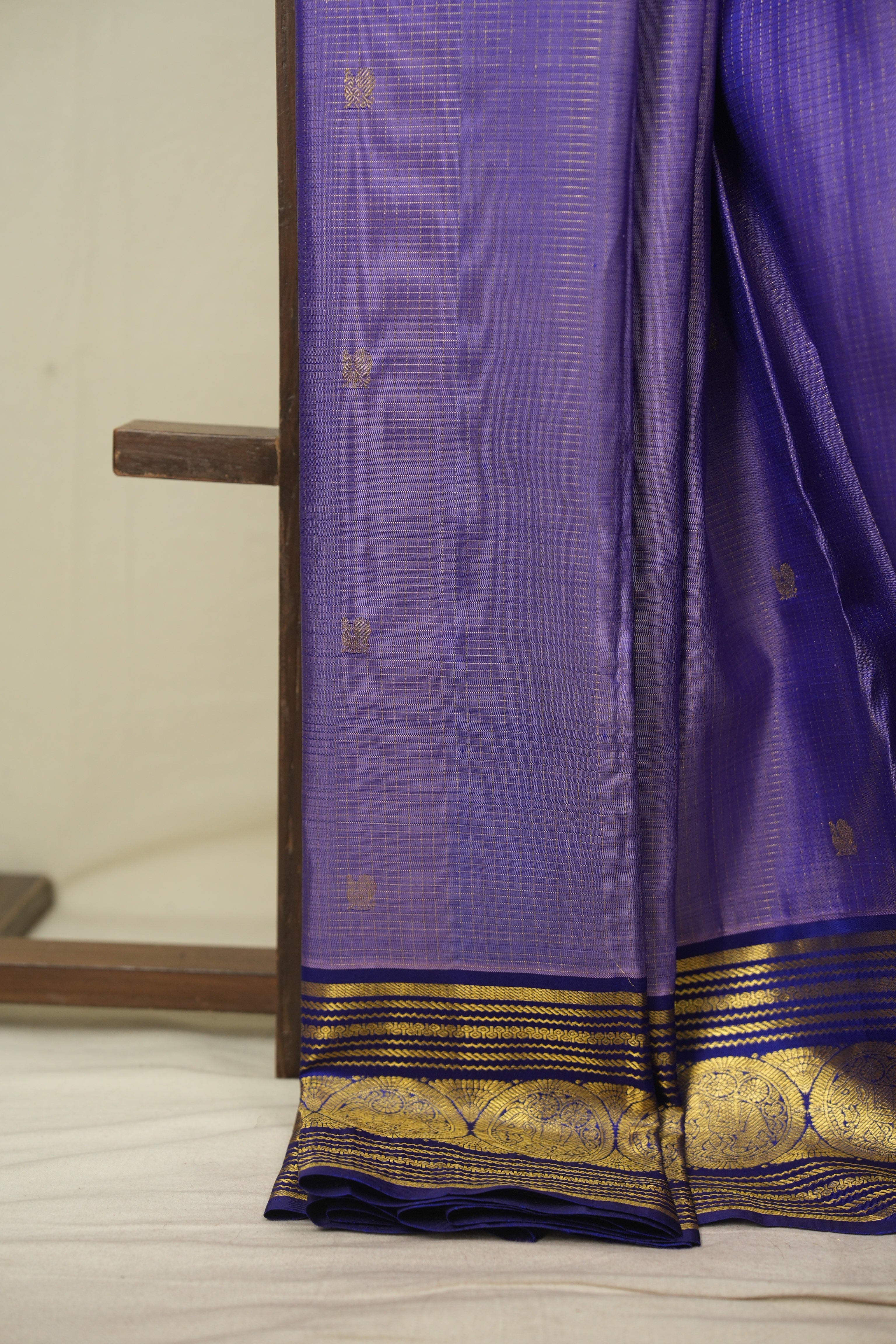Lavender Kanjivaram Silk Saree - SRLKSS1087