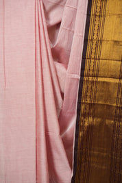 Mauve Narayan Peth Cotton Saree - SRMNPCS66
