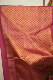 Multicolour Kanjivaram Silk Saree - SRMKSS1089