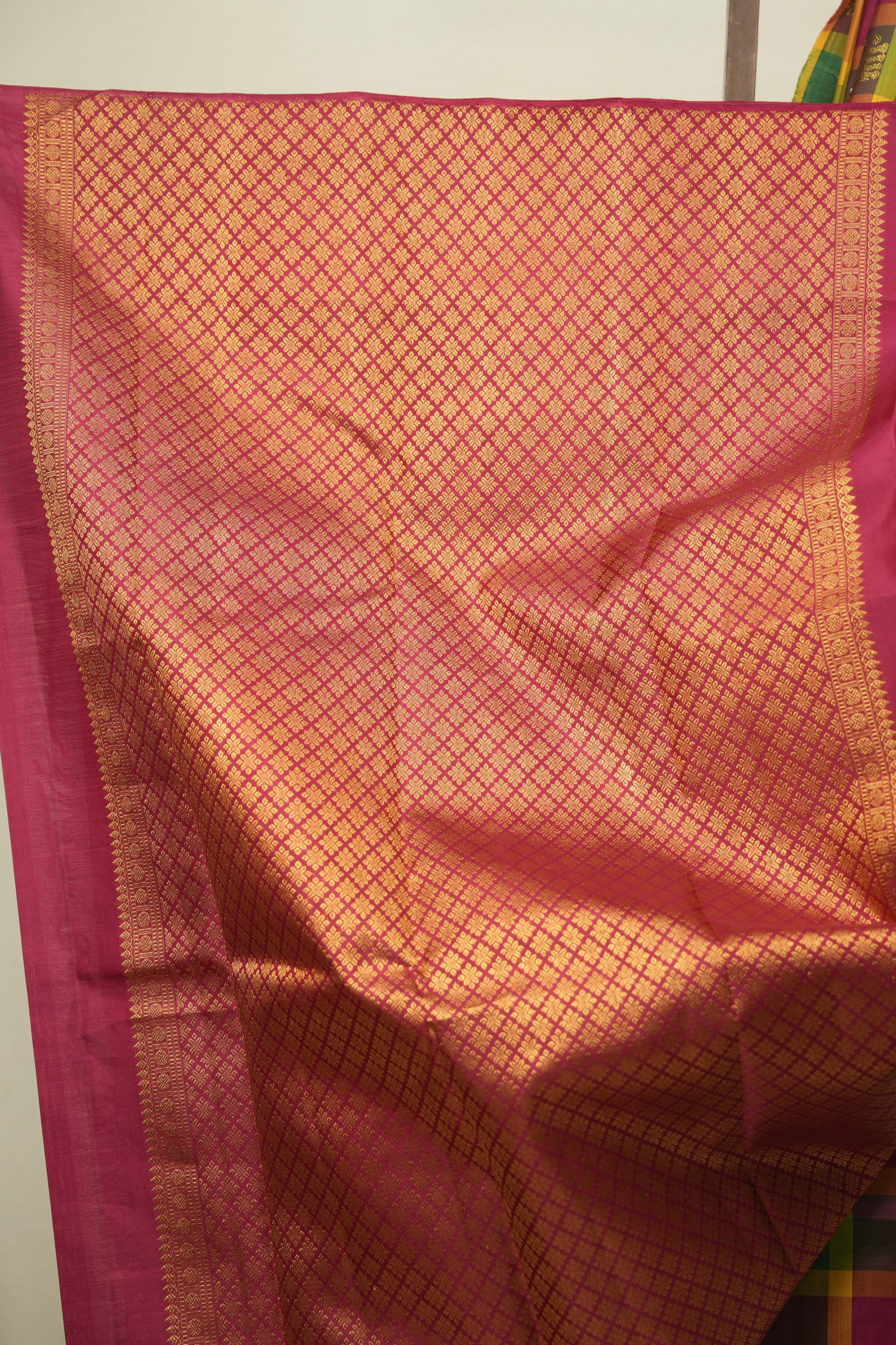 Multicolour Kanjivaram Silk Saree - SRMKSS1089