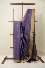 Violet Soft Silk Saree - SRVSSS404