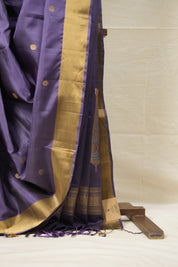Violet Soft Silk Saree - SRVSSS404